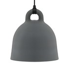 Normann Copenhagen Hängelampe Bell grau Aluminium L Ø55x57cm