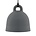 Normann Copenhagen Hängelampe Bell grau Aluminium L Ø55x57cm