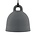 Normann Copenhagen Lámpara colgante campana de aluminio gris L Ø55x57cm