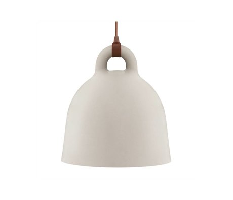 Normann Copenhagen Hängelampe Bell sand brun aluminium S Ø35x37cm