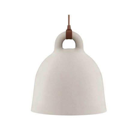 Normann Copenhagen Hängelampe Bell sand brun aluminium S Ø35x37cm