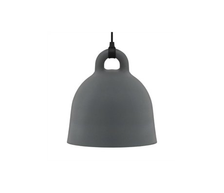 Normann Copenhagen Hängelampe Bell grau Aluminium XS Ø22x23cm