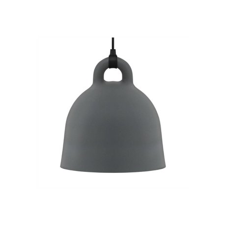 Normann Copenhagen Hängelampe Bell grau Aluminium XS Ø22x23cm