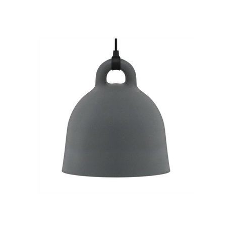 Normann Copenhagen Lámpara colgante de Bell gris aluminio XS Ø22x23cm