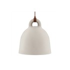 Normann Copenhagen Lámpara colgante de Bell de arena de aluminio marrón XS Ø22x23cm