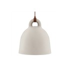 Normann Copenhagen Lámpara colgante de Bell de arena de aluminio marrón XS Ø22x23cm