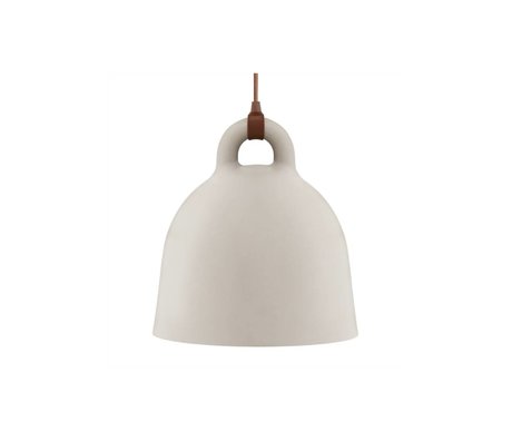 Normann Copenhagen lampe suspendue Cloche de sable aluminium brun XS Ø22x23cm