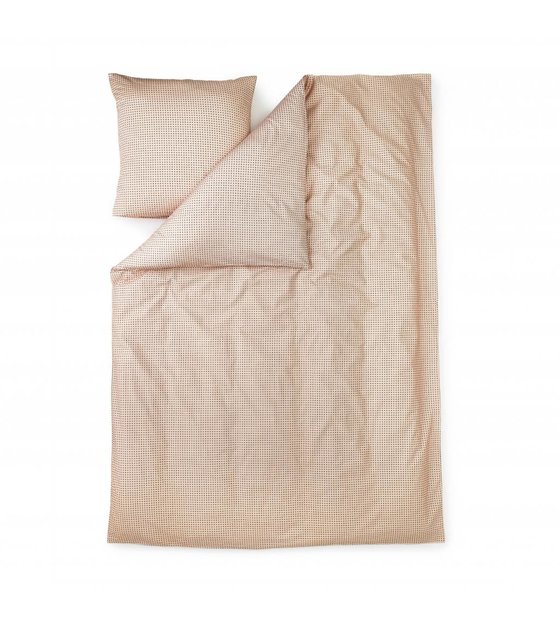 Normann Copenhagen Duvet Cover Plus Pink Cotton 140x200cm