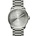 LEFF amsterdam PM Tubo reloj S42 cepillado plata sólida de acero inoxidable con banda de acero Stähler Ø42x11,4mm impermeable