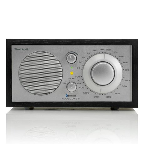 Tivoli Audio Shop Tabel Radio One Bluetooth sort sølv 21,3x13,3xh11,4cm