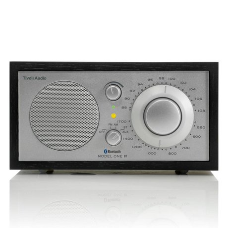 Tivoli Audio Shop Tabel Radio One Bluetooth sort sølv 21,3x13,3xh11,4cm