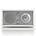 Tivoli Audio Shop Table Radio One Bluetooth 21,3x13,3xh11,4cm blanc argent