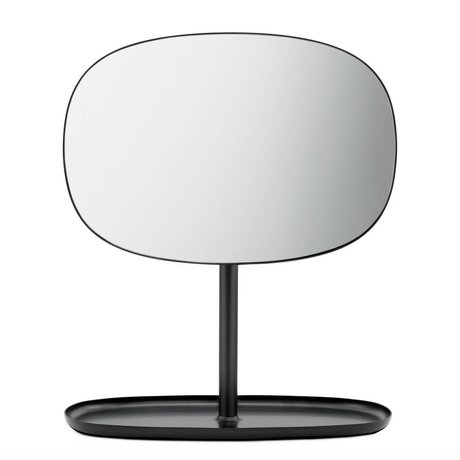 Normann Copenhagen Miroir bascule 28x19,5x34,5cm en acier noir