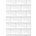 Kek Amsterdam Tapete Fliesen 089, weiß, 8.3mx 47,5 cm