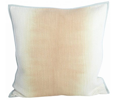 Housedoctor Cushion cover made of viscose / cotton, nude / gray, 50x50cm