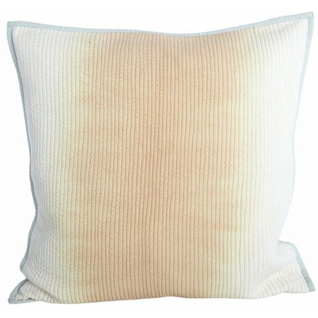 Housedoctor Housse de coussin en viscose / coton, nude / gris, 50x50cm