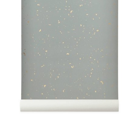 Ferm Living Tapete Confetti grau 10x0,53m