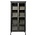 BePureHome Puristic black metal cabinet cabinet 59x41x124cm