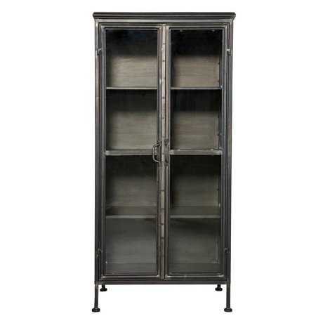 BePureHome Purista de metal negro 59x41x124cm Mueble