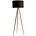 Zuiver Lampadaire trépied en bois naturel 151x50cm noir