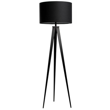 Zuiver Tripod floor lamp black fabric metal 157x50cm