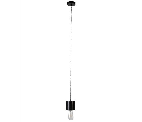 Zuiver Fiducie lampe suspendue marbre noir Ø10x150cm