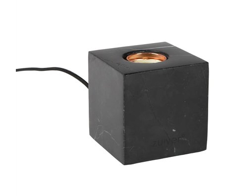 Zuiver Table lamp Bolch black marble 8,5x8,5x8,5cm