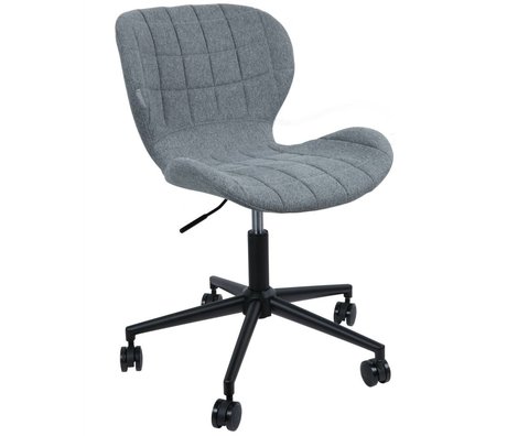 Zuiver Chair OMG polyester gray black 52x65x76 / 88cm