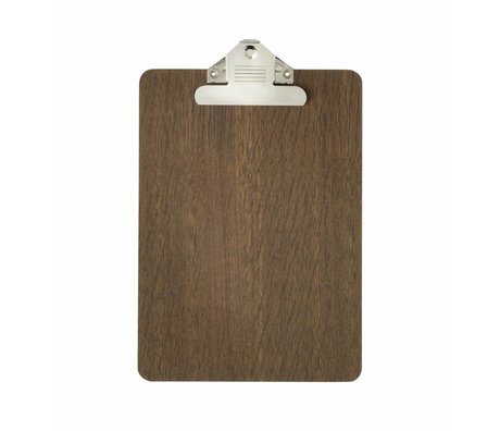 Ferm Living Clipboard brown wood a5