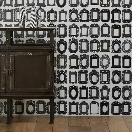 NLXL-Daniel Rozensztroch Frames wallpaper black and white 1000x48,7cm
