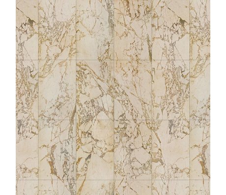 NLXL-Piet Hein Eek Marmor Beige Tapete Papier creme 900x48,7cm