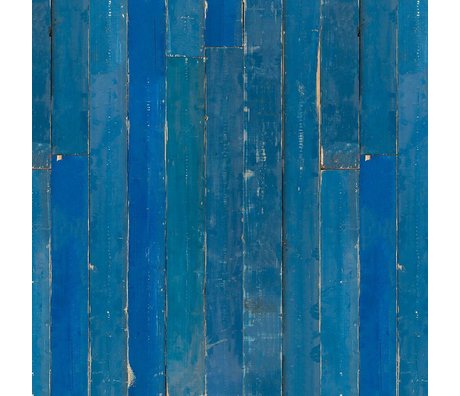 NLXL-Piet Hein Eek papier bleu Fond d'écran bleu Scrap bois 900x48,7cm