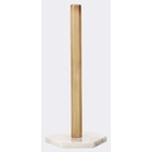 Ferm Living Kitchen roll holder in copper with foot marble 15x30cm