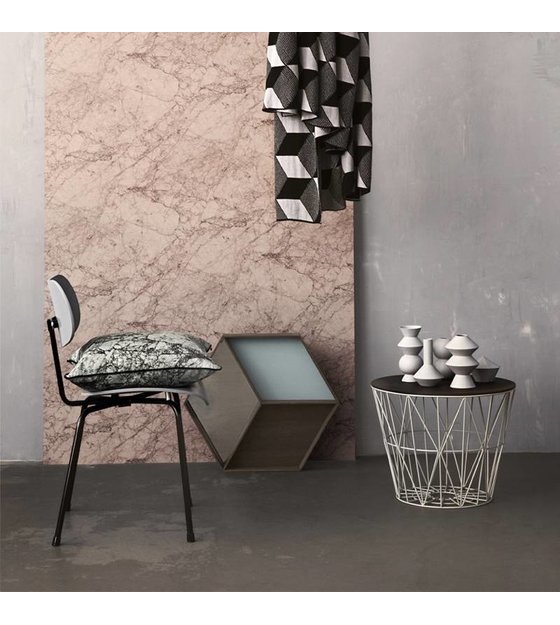 Ferm Living Korb aus Eisen mit Pulverbeschichtung in 3 Größen, grau