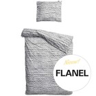 Snurk Linen Twirre, flannel, grå, fås i 3 størrelser