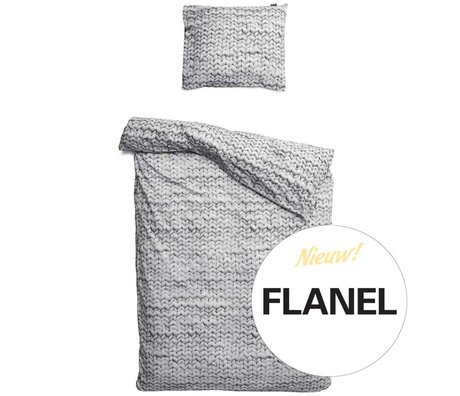 Snurk Lino Twirre, flanella, grigio, disponibile in 3 taglie