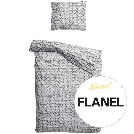 Snurk Lino Twirre, flanella, grigio, disponibile in 3 taglie