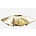 Housedoctor Chandeliers Star 'de l'aluminium, du cuivre, Ø9.5xh2.5 cm