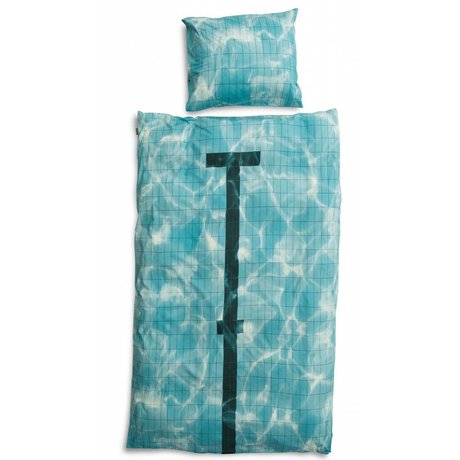 Snurk Lino 'pool' de algodón, azul, disponible en 3 tamaños