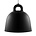 Normann Copenhagen Bell lampe suspendue en aluminium noir L Ø55x57cm