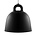 Normann Copenhagen Campana lámpara colgante de aluminio negro L Ø55x57cm