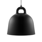 Normann Copenhagen Bell lampe suspendue aluminium noir M Ø42x44cm