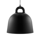 Normann Copenhagen Campana lámpara colgante de aluminio negro M Ø42x44cm