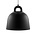 Normann Copenhagen Campana lámpara colgante de aluminio negro M Ø42x44cm