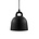 Normann Copenhagen Campana lámpara colgante de aluminio negro XS Ø22x23cm