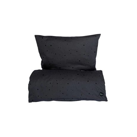 OYOY algodón negro del bebé del punto 70x100cm