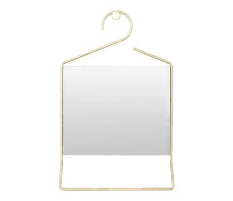 Housedoctor Hang spejl guld metal glas 50x32x7cm