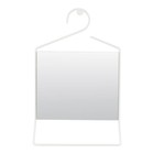 Housedoctor Hang weißen Metall Spiegelglas 50x32x7cm