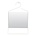 Housedoctor Accrochez métal blanc 50x32x7cm verre miroir