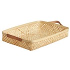 OYOY Basket Sporta large natural brown bamboo 28x42x6cm